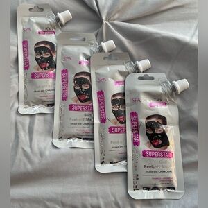 Superstar Peel-Off Mask with Charcoal 4 packs
